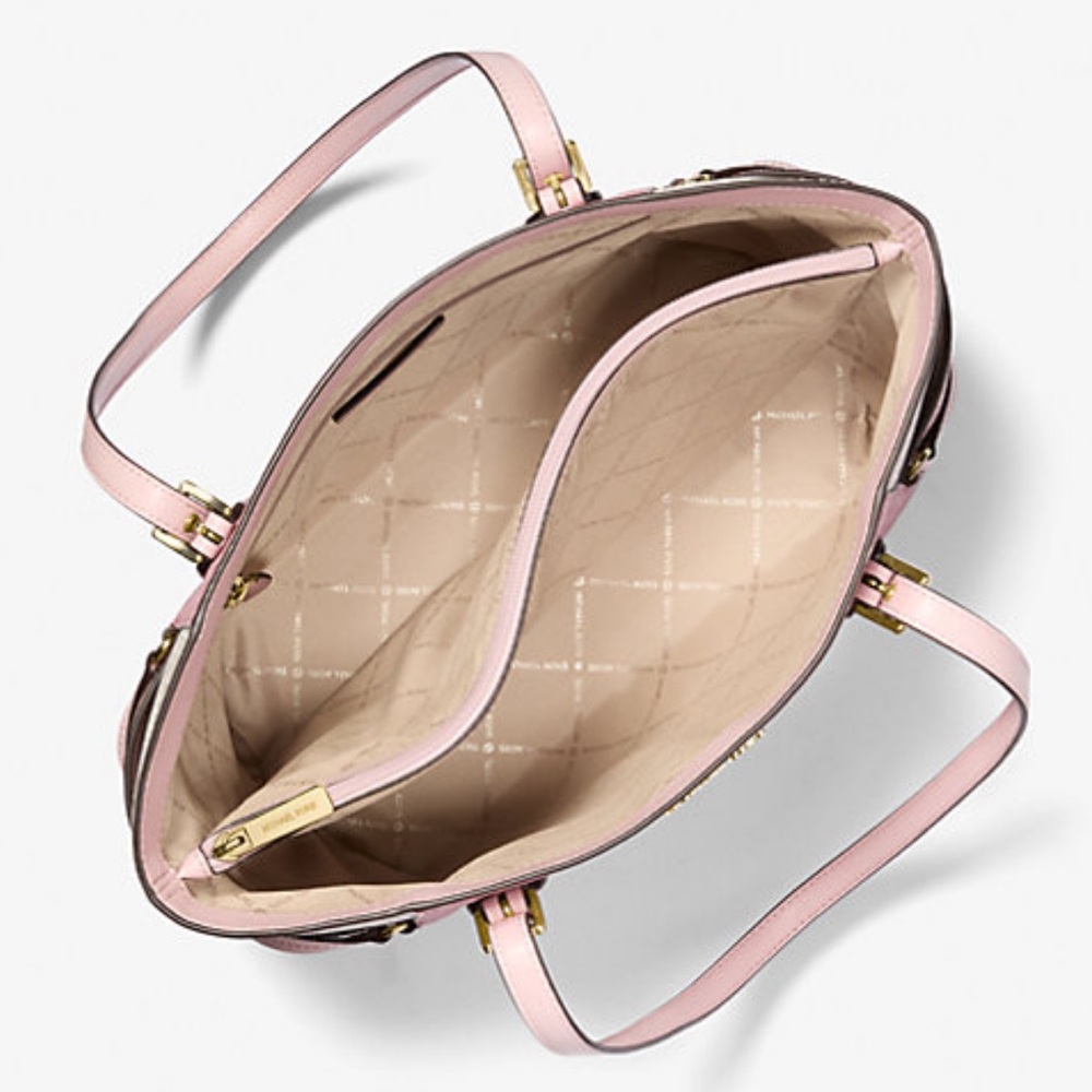 Michael Kors Voyager Large Color-Block Signature Logo Tote Bag
Powder Blush Mult - Picture 2 of 16